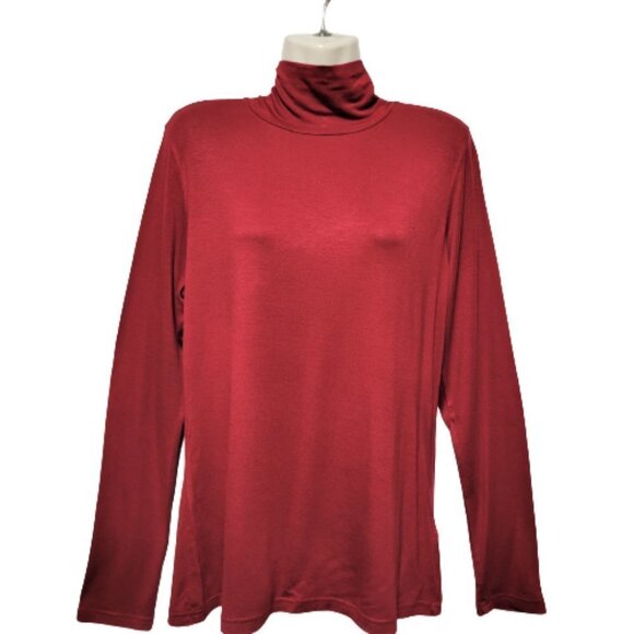 FALL Tops Turtleneck   Long Sleeve Lightweight Stretchy Comfy  Size M - NEW - Picture 1 of 4
